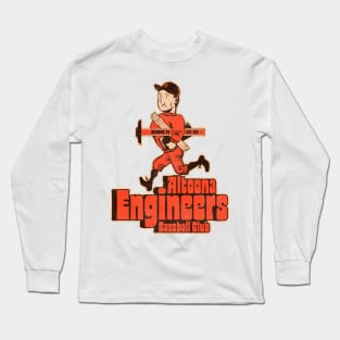 Defunct Altoona Engineers Baseball Team Long Sleeve T-Shirt